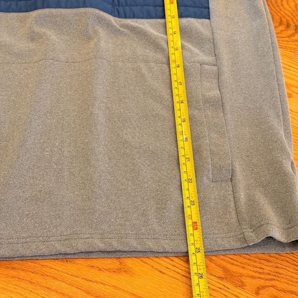 Johnnie-O Men's Golf Quarter-Zip Pullover in Blue Grey (Size Small) - Picture 6 of 8